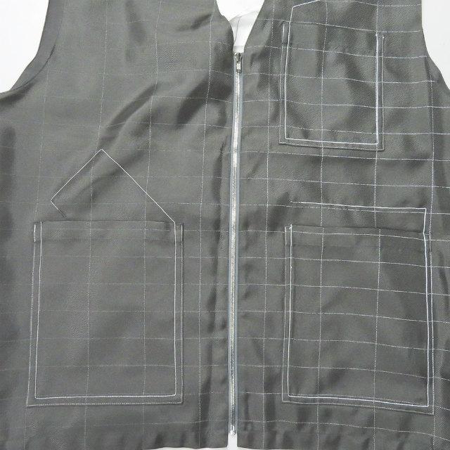 PORTVEL ポートヴェル 20SS 日本製 REFLECTOR TWILL C-1 VEST ポリエステルツイルベスト 111401 3 グレー ジップ トップス ☆☆mc63389 |  | 04