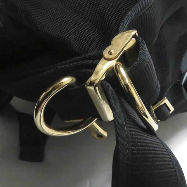 ロリンザ LORINZA MESSENGER BAG M メッセンジャーバッグ ブラック コーデュラナイロン ゴールドバックル カバン |  | 11