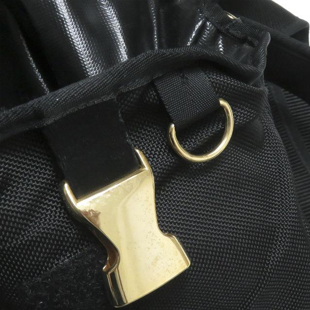 ロリンザ LORINZA MESSENGER BAG M メッセンジャーバッグ ブラック コーデュラナイロン ゴールドバックル カバン |  | 08