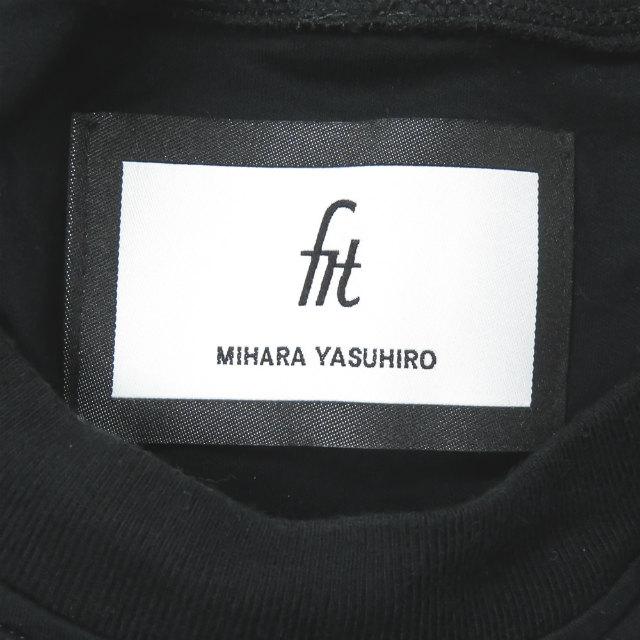 フィット ミハラヤスヒロ FIT MIHARA YASUHIRO 日本製 Embroidered Long T-shirt 刺繍ロング丈Tシャツ F01LT101 46 ブラック 長袖 トップス |  | 02