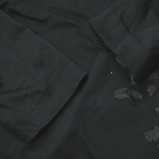 フィット ミハラヤスヒロ FIT MIHARA YASUHIRO 日本製 Embroidered Long T-shirt 刺繍ロング丈Tシャツ F01LT101 46 ブラック 長袖 トップス |  | 08
