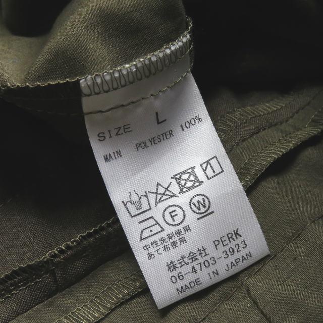 インク ink 日本製 UNITY CODA リメイクキューバシャツ L カーキ 長袖 オープンカラー 開襟 再構築 トップス |  | 09