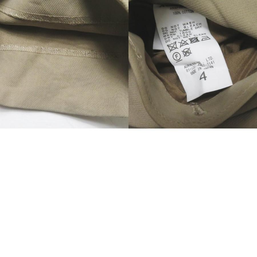 AURALEE オーラリー 19AW HARD TWIST DOUBLE CLOTH SLACKS AURALEE オーラリー 19AW HARD TWIST DOUBLE CLOTH SLACKS