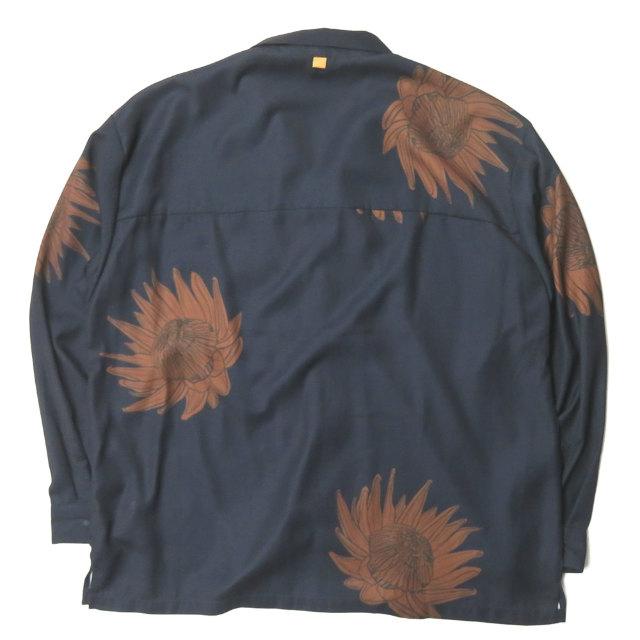 ビームスライツ BEAMS LIGHTS 20SS プロテアプリント オープンカラー