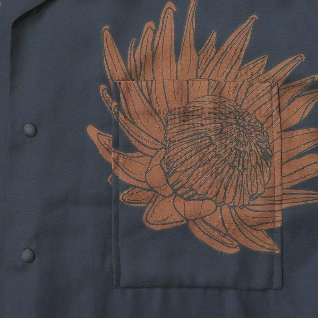 ビームスライツ BEAMS LIGHTS 20SS プロテアプリント オープンカラー