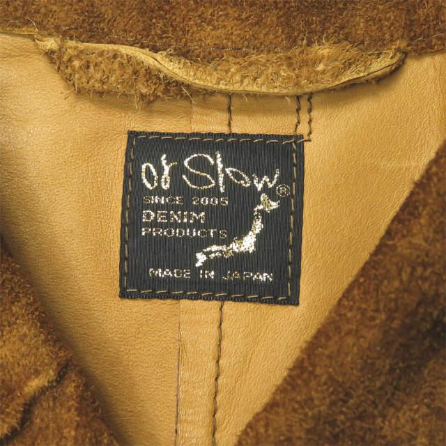 orslow スウェードジャケット　Mサイズ orSlow」 気負いせず着れる革ジャケット 
