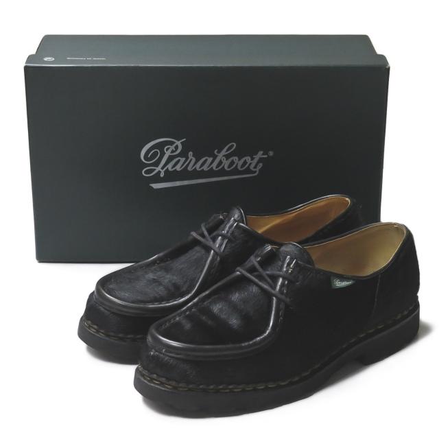 パラブーツ ビームス PARABOOT x International Gallery BEAMS MICHAEL MARCHE ミカエル ポニー 150212 40 ブラック チロリアン シューズ