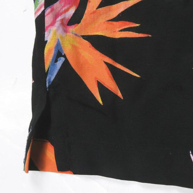 アロハブロッサム Aloha Blossom 20SS 日本製 BIRDS OF PARADISE レーヨンアロハシャツ AB-0017010101 44 ブラック 半袖 極楽鳥花 総柄 トップス |  | 06