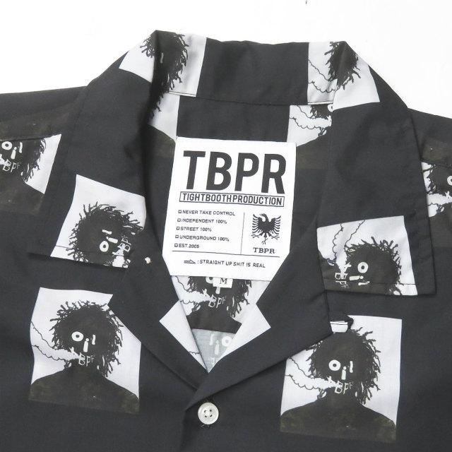 極美品　タイトブースプロダクション　TBPR シャツ　半袖　L　SMOKER 極美品 タイトブースプロダクション TBPR シャツ 半袖 L SMOKER
