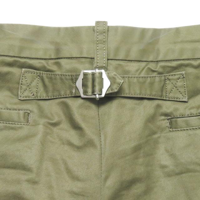 BEAMS PLUS / コットンツイル ワイドトラウザーズ オリーブ / L BEAMS MEN｜BEAMS PLUS｜2プリーツ ツイル ワイド トラウザーズ