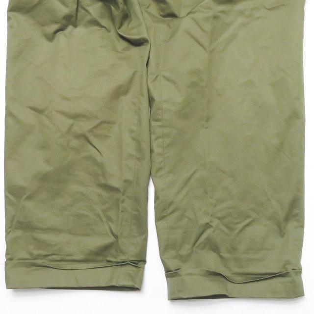 BEAMS PLUS / コットンツイル ワイドトラウザーズ オリーブ / L ビームスプラス BEAMS PLUS 20SS コットンツイル ワイド
