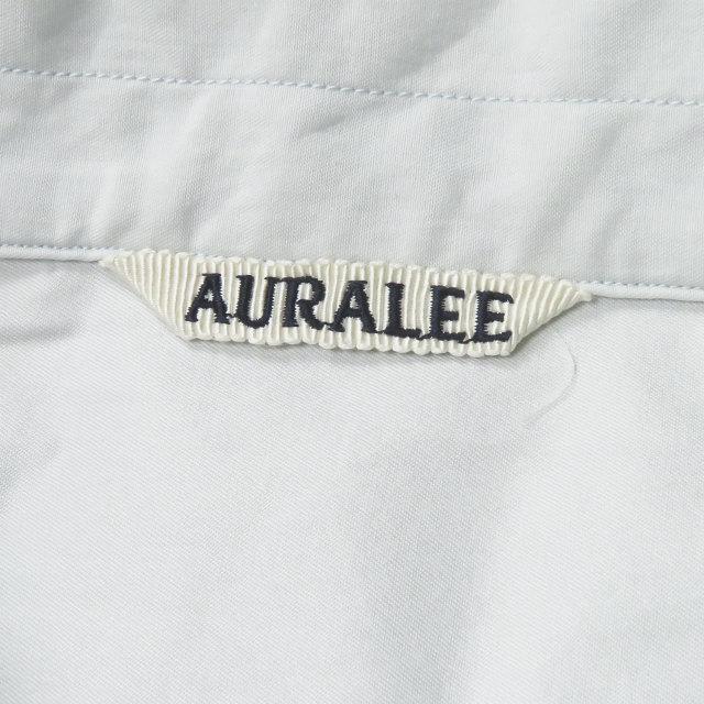 オーラリー AURALEE 20AW 日本製 WASHED FINX TWILL BIG SHIRTS オーラリー AURALEE 20AW 日本製 WASHED FINX TWILL BIG SHIRTS