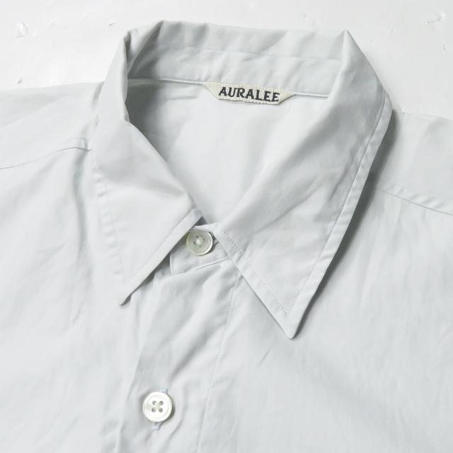 オーラリー AURALEE 20AW 日本製 WASHED FINX TWILL BIG SHIRTS