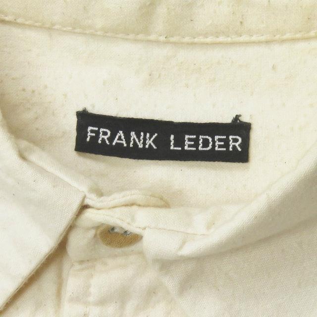 フランクリーダー FRANK LEDER VINTAGE BED LINEN OLD STYLE SHIRT ヴィンテージベッドリネン オールドスタイルシャツ 226124 S ナチュラル 長袖 |  | 02