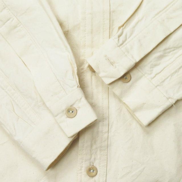 フランクリーダー FRANK LEDER VINTAGE BED LINEN OLD STYLE SHIRT ヴィンテージベッドリネン オールドスタイルシャツ 226124 S ナチュラル 長袖 |  | 05