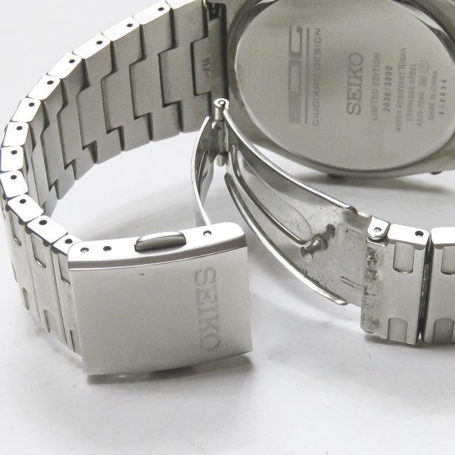 セイコー ジウジアーロ・デザイン SEIKO x GIUGIARO DESIGN 18AW 別注 Limited Edition ドライバーズウォッチ SBJG001 シルバー ウォッチ 腕時計 |  | 05