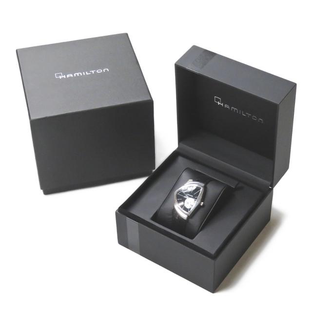 ハミルトン HAMILTON Ventura ベンチュラ H244112 シルバー ブラック文字盤 ウォッチ レザーベルト |  | 02