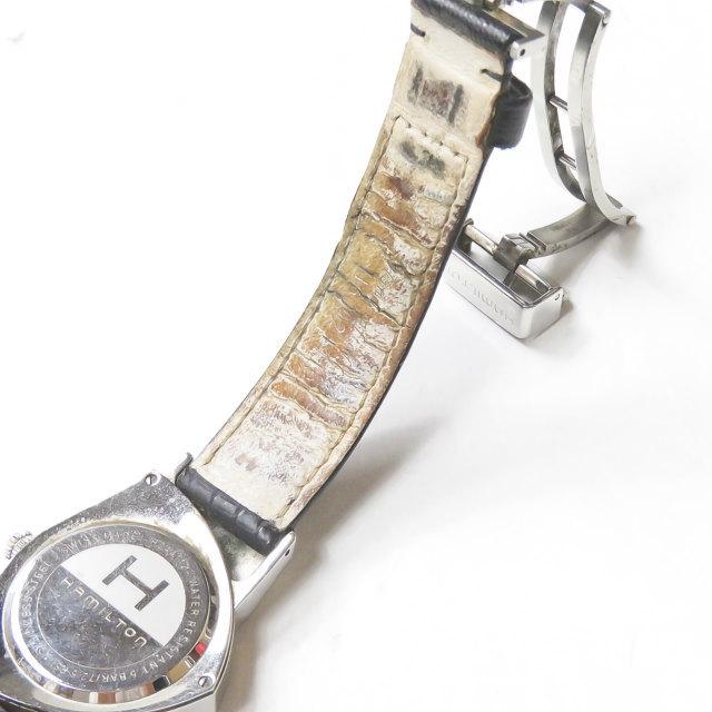 ハミルトン HAMILTON Ventura ベンチュラ H244112 シルバー ブラック文字盤 ウォッチ レザーベルト |  | 05