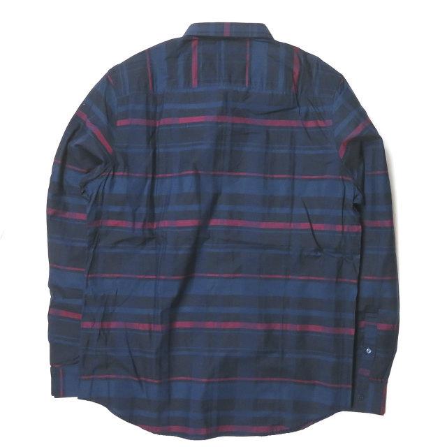 カルバンクライン Calvin Klein チェックBDシャツ L ネイビー 長袖 トップス |  | 01
