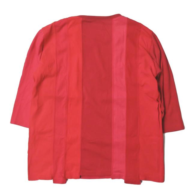 インク ink 日本製 Switching Pocket T-Shirts ”Loose Tee” リメイクポケットルーズTシャツ フリー レッド 解体 再構築 トップス |  | 01