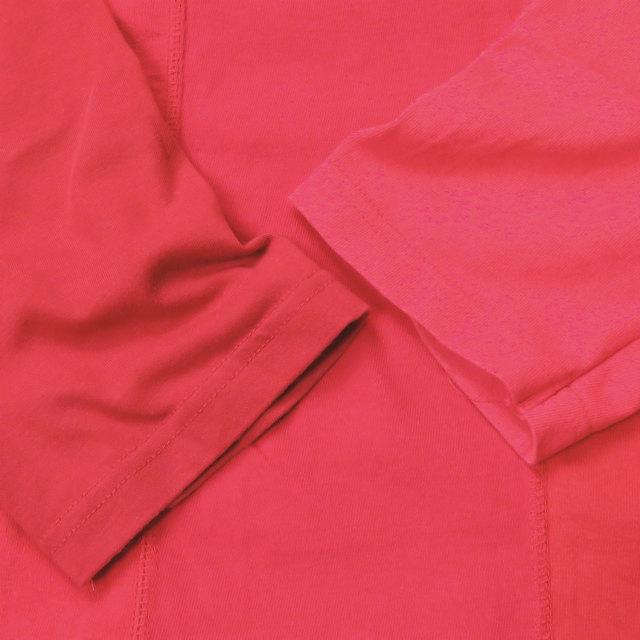 インク ink 日本製 Switching Pocket T-Shirts ”Loose Tee” リメイクポケットルーズTシャツ フリー レッド 解体 再構築 トップス |  | 06