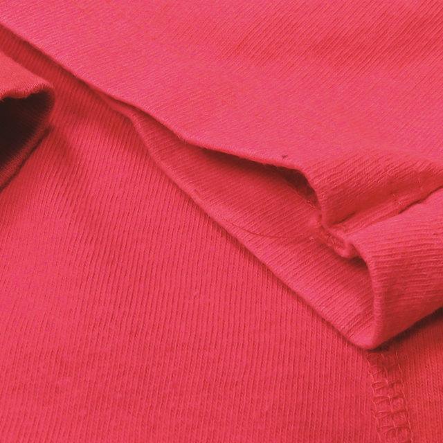 インク ink 日本製 Switching Pocket T-Shirts ”Loose Tee” リメイクポケットルーズTシャツ フリー レッド 解体 再構築 トップス |  | 07