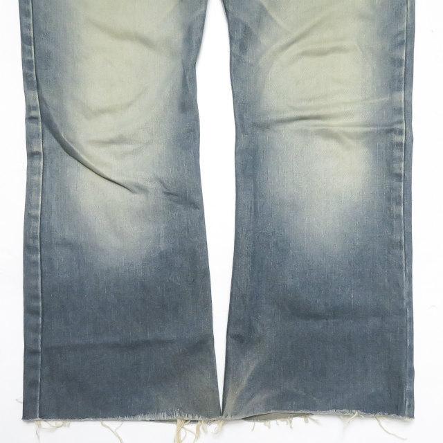 スビ TSUBI ヴィンテージ加工 カットオフブーツカットデニムパンツ 30 ブルー KSUBI ボトムス |  | 10