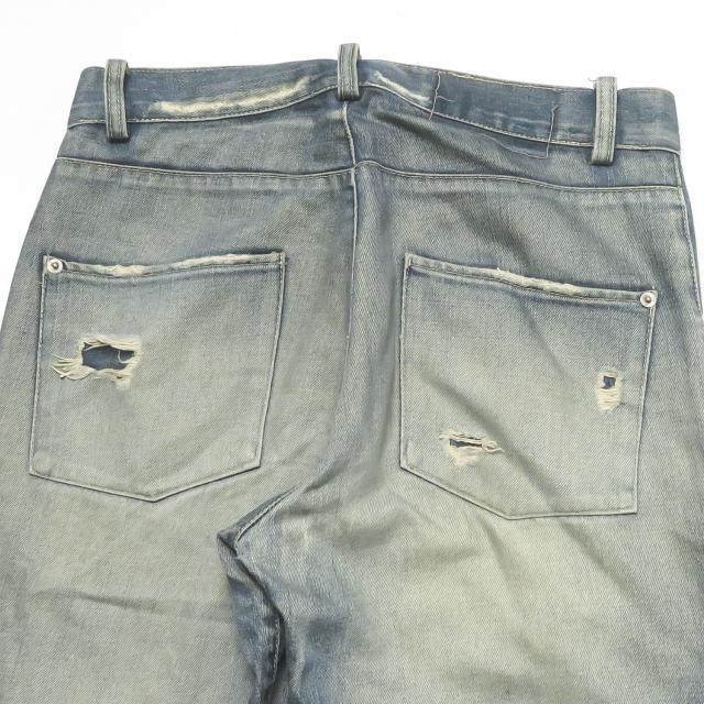 スビ TSUBI ヴィンテージ加工 カットオフブーツカットデニムパンツ 30 ブルー KSUBI ボトムス |  | 05
