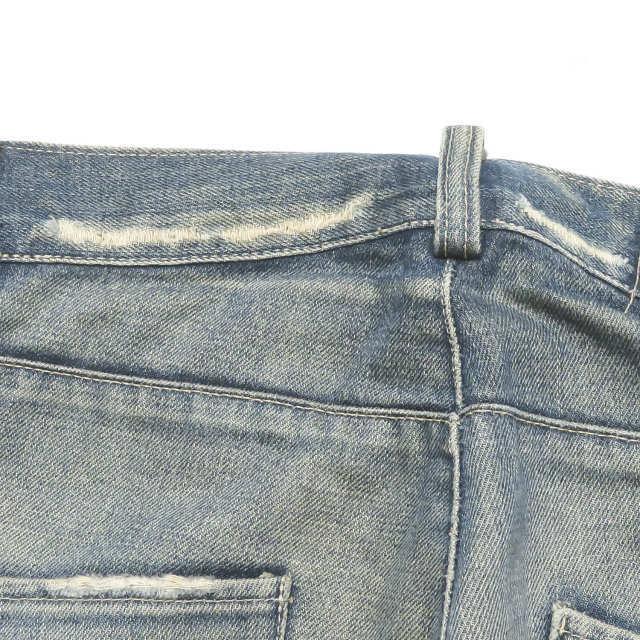 スビ TSUBI ヴィンテージ加工 カットオフブーツカットデニムパンツ 30 ブルー KSUBI ボトムス |  | 06