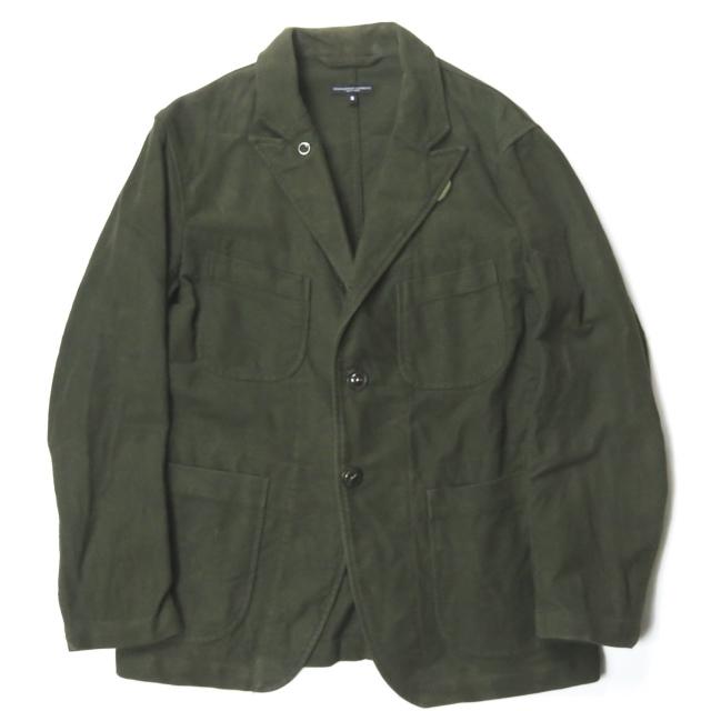 エンジニアードガーメンツ Engineered Garments アメリカ製 Bedford Jacket - Moleskin ベッドフォードジャケット コットンモールスキン S Olive テーラード :mc64477:LOOPヤフーショッピング店 - 通販 - Yahoo!ショッピング