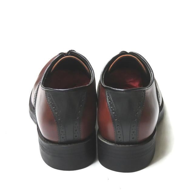 【VIPセール】ソニックラブ Sonic Lab Saddle Shoe - Cordovan コードヴァン サドルシューズ DX-969 9(27-27.5cm) ブラウン/ブラック レザーシューズ 革靴 シューズ ダイヤル式 自転車靴
