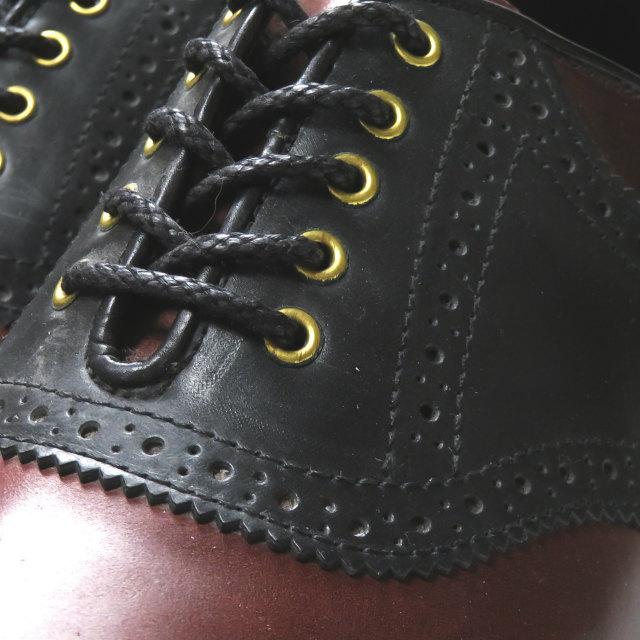 【VIPセール】ソニックラブ Sonic Lab Saddle Shoe - Cordovan コードヴァン サドルシューズ DX-969 9(27-27.5cm) ブラウン/ブラック レザーシューズ 革靴 シューズ ダイヤル式 自転車靴