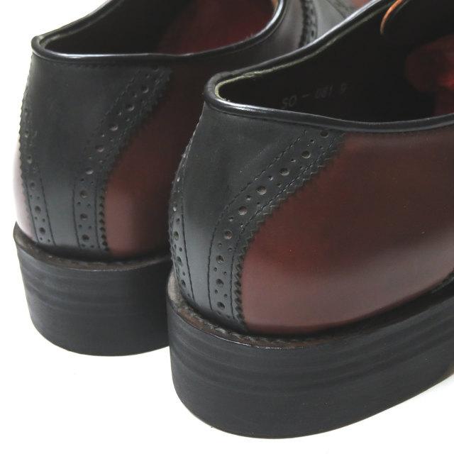 【VIPセール】ソニックラブ Sonic Lab Saddle Shoe - Cordovan コードヴァン サドルシューズ DX-969 9(27-27.5cm) ブラウン/ブラック レザーシューズ 革靴 シューズ ダイヤル式 自転車靴