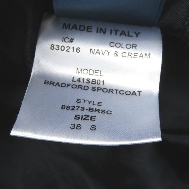 ポロバイラルフローレン Polo by Ralph Lauren イタリア製 BRADFORD SPORTCOAT リネンシルク2Bテーラードジャケット L41SB01 38S ネイビー/クリーム |  | 09