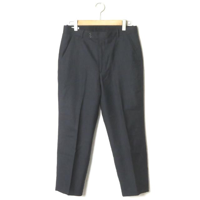 BEAUTY&YOUTH UNITED ARROWS 19SS TW カームテーパードアンクルパンツ 1214-155-7569 L グレー ストライプ スラックス mc64682 | 