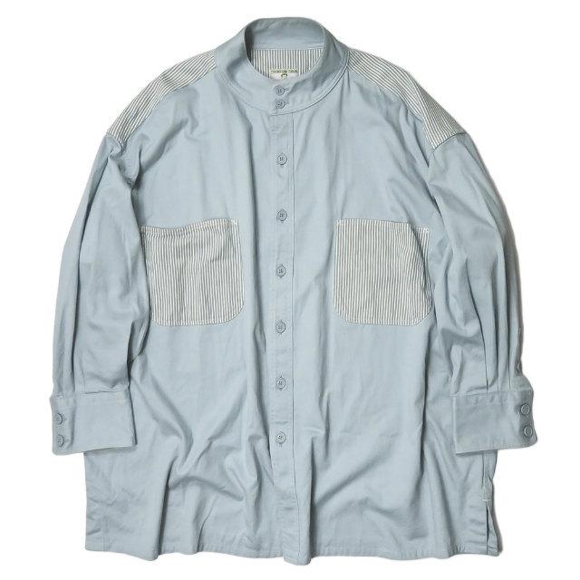HOMELESS TAILOR ホームレステイラー 20SS STAND COLLAR SHIRT スタンドカラーシャツ HTKS-003