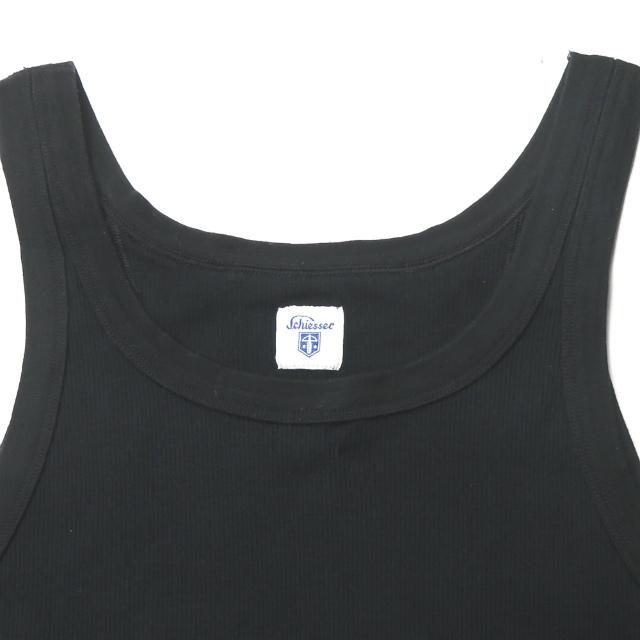 シーサー Schiesser リブ編み タンクトップ 4/S ブラック トップス |  | 03