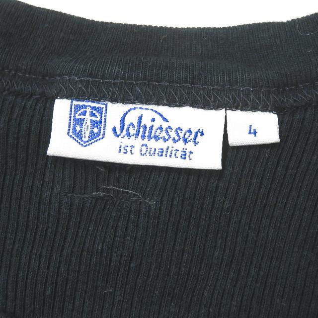 シーサー Schiesser リブ編み タンクトップ 4/S ダークネイビー トップス |  | 02