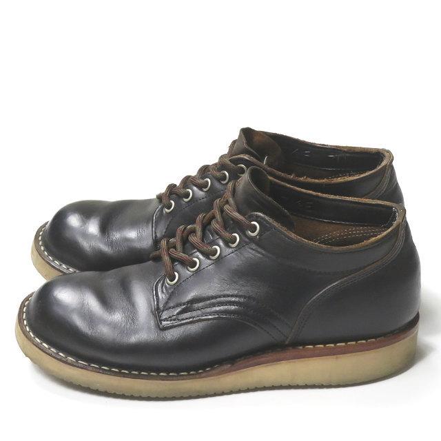 ハソーンブーツ HATHORN BOOTS アメリカ製 MACHINE OXFORD 104NWC オックスフォードワークブーツ US7.5E(25.5cm) ブラック レザー WHITE’S 短靴 シューズ |  | 01