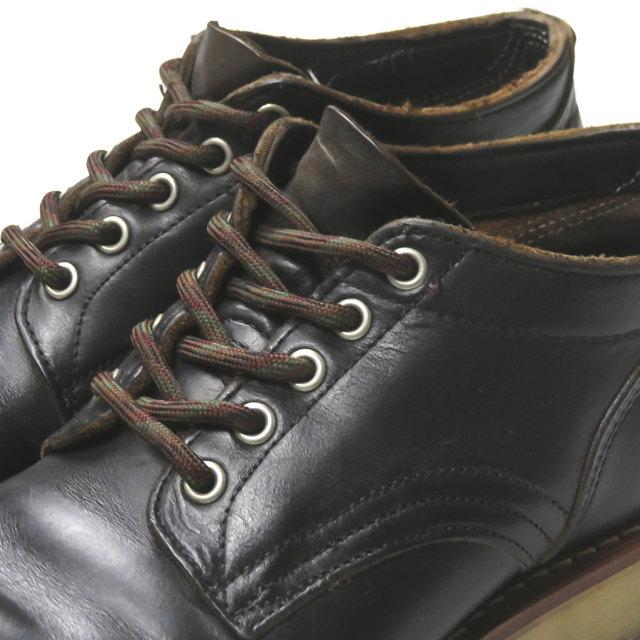 ハソーンブーツ HATHORN BOOTS アメリカ製 MACHINE OXFORD 104NWC オックスフォードワークブーツ US7.5E(25.5cm) ブラック レザー WHITE’S 短靴 シューズ |  | 05