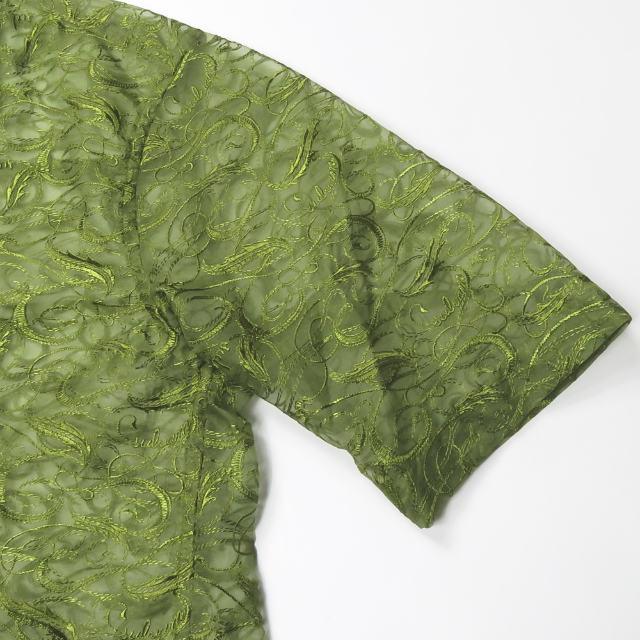 サルバム sulvam 19SS 日本製 lace SH レースシャツ SJ-B10-800 M  