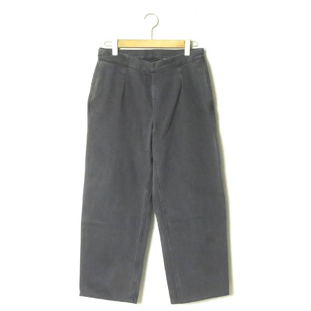 RE-PURPOSE リパーパス 日本製 VELCRO AJUST PANTS ベルクロアジャストパンツ REPU17SS03A M グレー タック ワイド デニム mc65315 | 