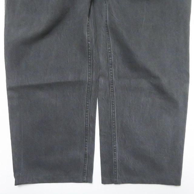 RE-PURPOSE リパーパス 日本製 VELCRO AJUST PANTS ベルクロアジャストパンツ REPU17SS03A M グレー タック ワイド デニム mc65315 |  | 06