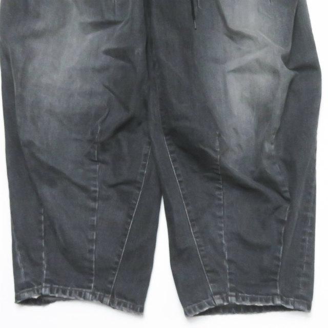 ニードルス Needles 日本製 H.D. Pant - Jean / 12oz Denim / Vintage ヒザデルパンツ FK156 XS ブラック デニム ワイド ボトムス |  | 06