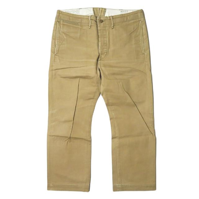 ダブルアールエル RRL OFFICERS FIELD CHINO TROUSER 10.8oz オフィサーズフィールドチノトラウザー 32 ベージュ  パンツ ボトムス : mc65447 : LOOPヤフーショッピング店 - 通販 - Yahoo!ショッピング