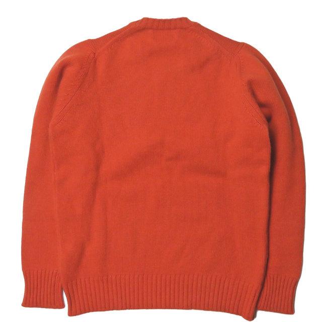 ウィリアムロッキー WILLIAM LOCKIE x UNITED ARROWS 別注 スコットランド製 クルーネックニット 1113-343-4071 40 オレンジ セーター ウール |  | 01