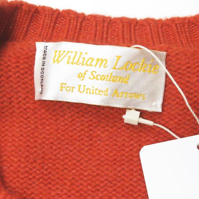 ウィリアムロッキー WILLIAM LOCKIE x UNITED ARROWS 別注 スコットランド製 クルーネックニット 1113-343-4071 40 オレンジ セーター ウール |  | 02
