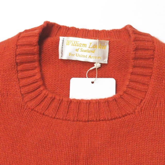 ウィリアムロッキー WILLIAM LOCKIE x UNITED ARROWS 別注 スコットランド製 クルーネックニット 1113-343-4071 40 オレンジ セーター ウール |  | 04