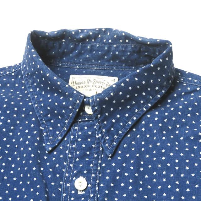 RRL INDIGO STAR PATTERN SHIRT チンストラップ RRL INDIGO STAR PATTERN SHIRT チンストラップ - メルカリ