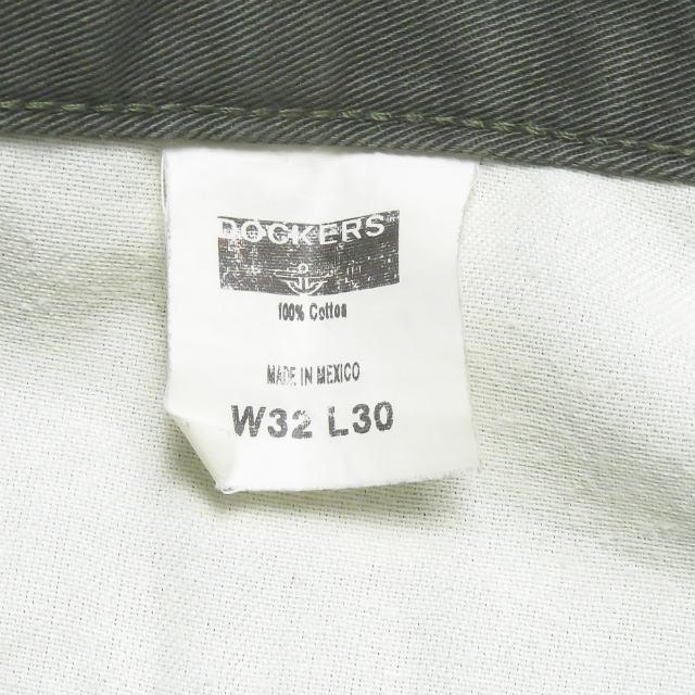 ドッカーズ DOCKERS コットンツイル2タックワークパンツ WPL423 32 オリーブ トラウザーズ ボトムス |  | 09